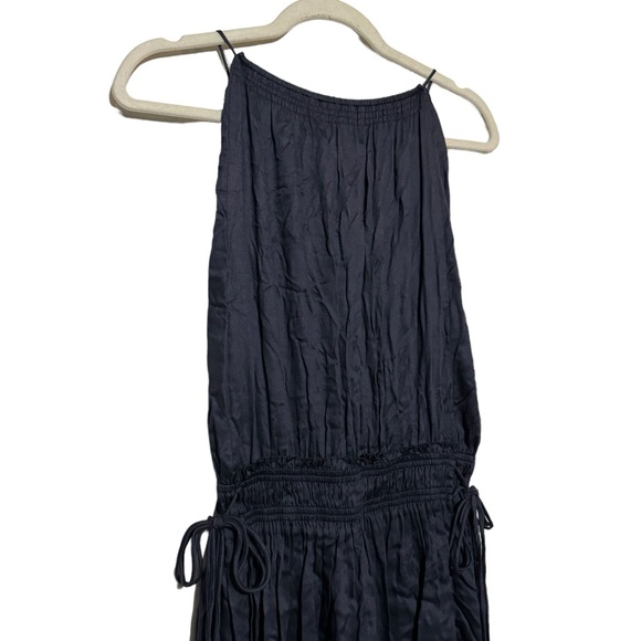 Apiece Apart Liquid Lippard Navy Blue Modal Midi Dress Women’s Size 4 - Picture 6 of 10